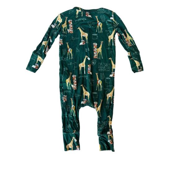 Posh Peanut Baby Stanley Long Sleeve Henley Romper Size 6-9 M - Picture 4 of 5